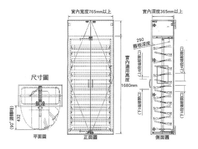 Panasonic日本原裝進口旋轉鞋架 -3